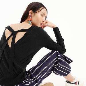 J.crew Wrapped Back Merino Sweater, Sz S, NWT